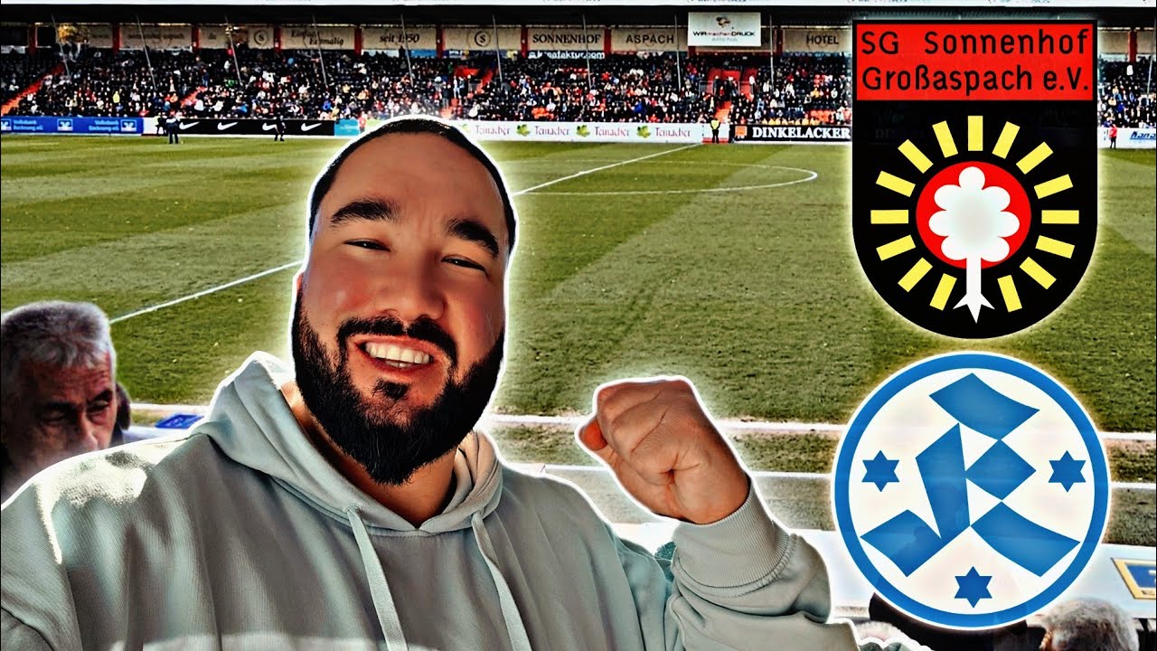SONNENHOF GLANZLEISTUNG MIT 10 MANN 🔥 Sonnenhof Großaspach vs Stuttgarter Kickers | Stadionvlog 🏟⚽️