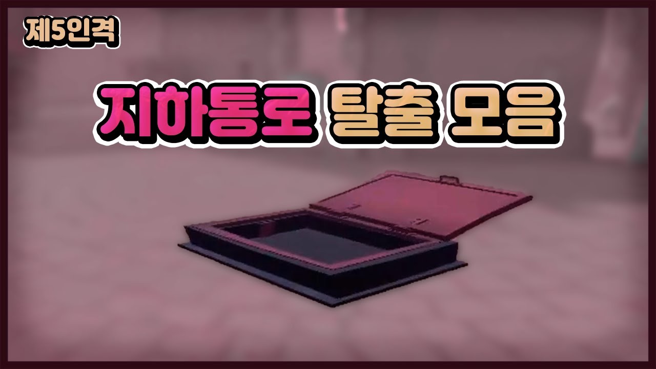 [제5인격] 지하통로 탈출 모음