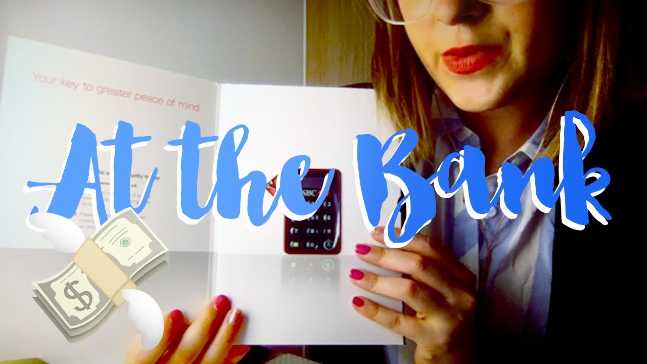 ASMR Relaxing Bank Roleplay (Typing!)