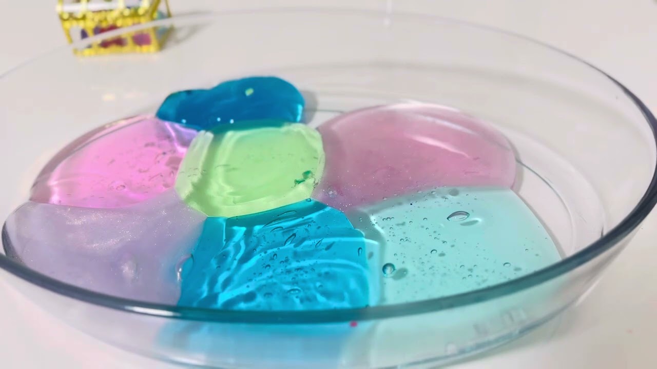 Satisfying,Relaxing,Colourful Slim,ASMR 20 minutes video