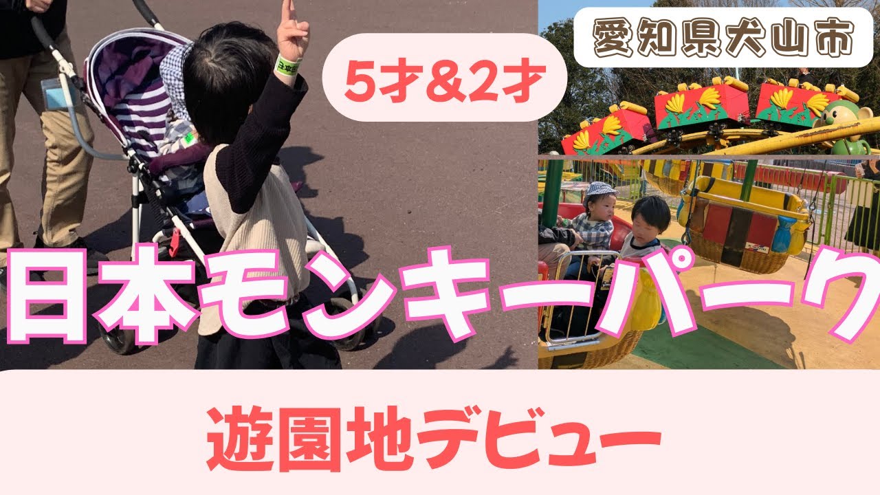 【日本モンキーパーク】開園から閉園まで遊び尽くし！遊園地デビュー/愛知県