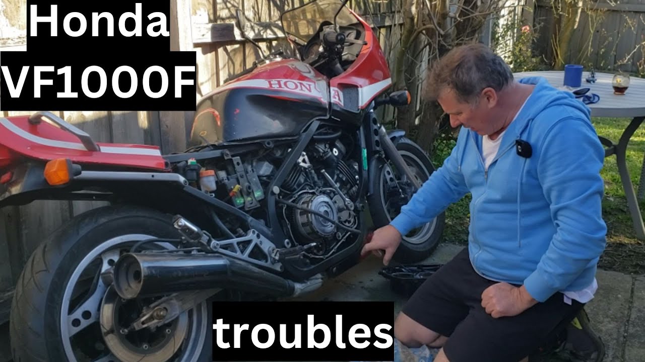 Honda Resurrection |  VF1000F has come crashing down #vf1000f #honda #motorcycle #motorbike