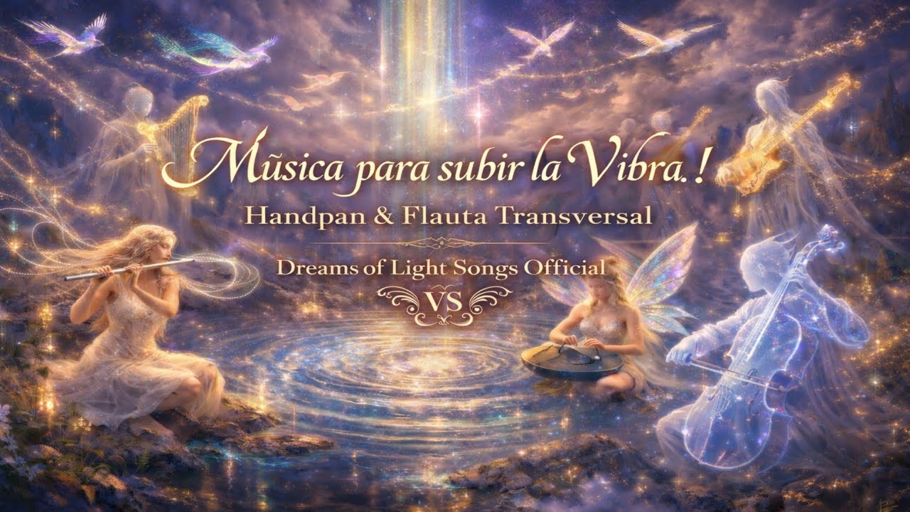 Musica para subir la vibra 432Hz.Handpan&FlautaTravensal/Dreams of LightSong/RelaxTime/PositiveVibra