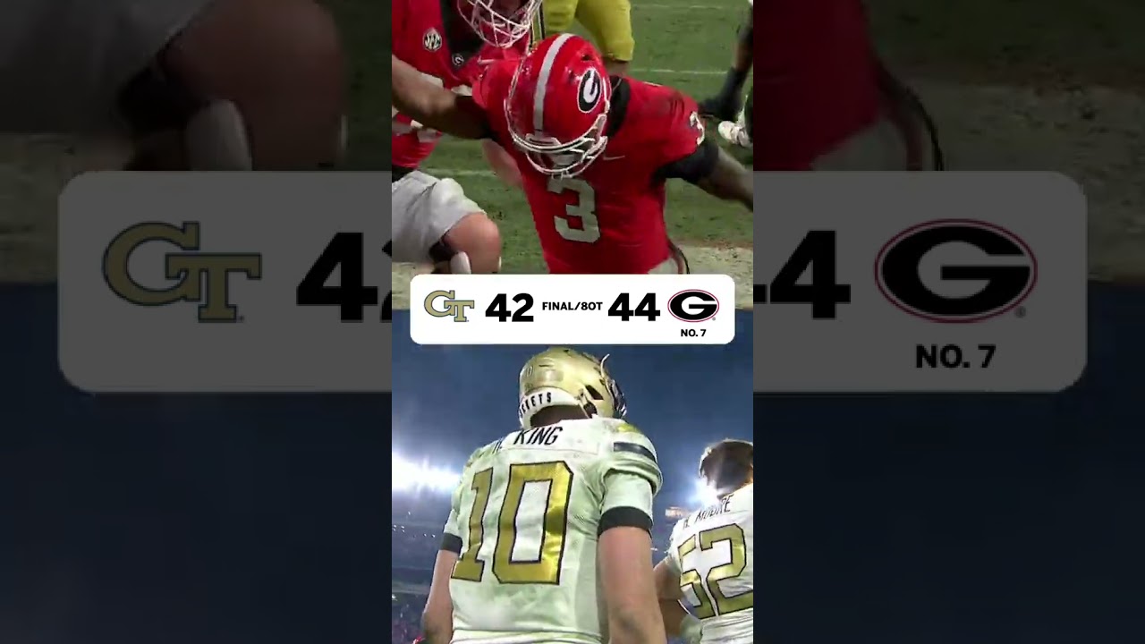 Georgia wins an 8-OT thriller 👀