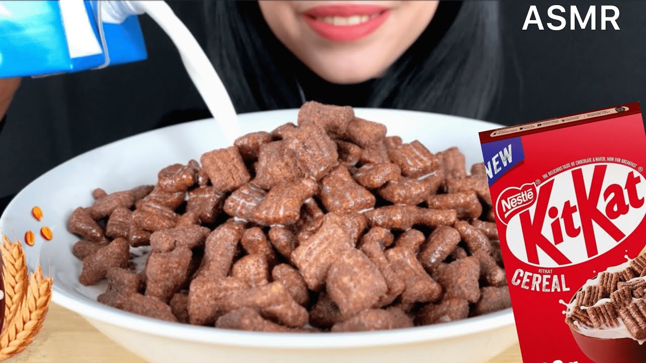 ASMR KitKat Cereal (Eating sounds) NO Talking