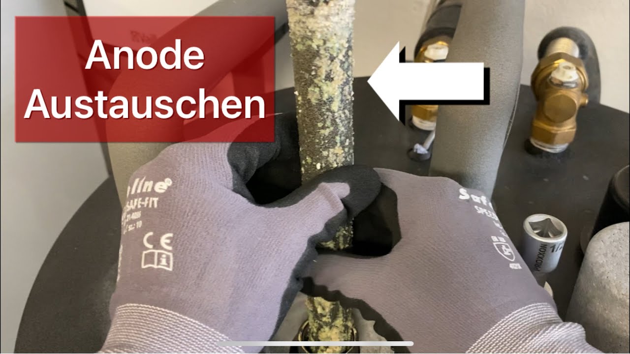 Opferanode am Warmwasser Speicher austauschen✅