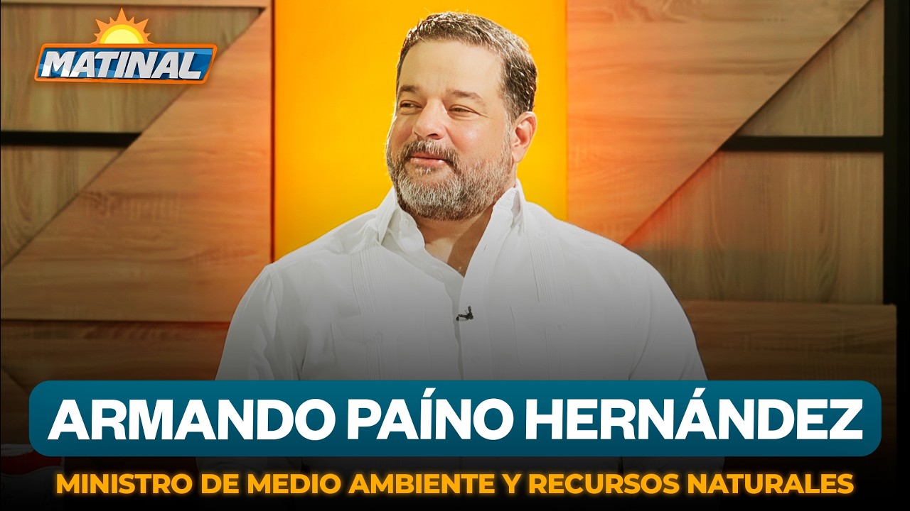 PAINO HENRIQUEZ   MIONISTRO DE MEDIO AMBIENTE DE LA REPUBLICA DOMINICANA
