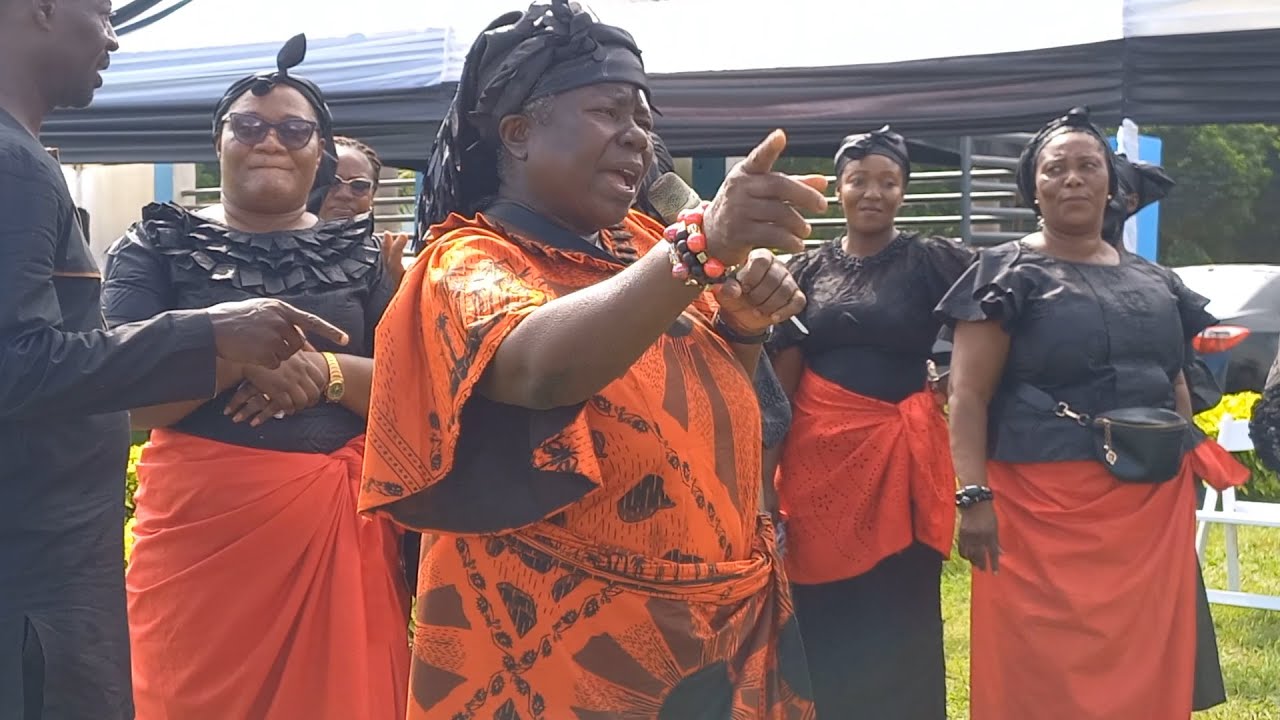 Learn TWI Parables & How To Present NSAWA From This Funeral Announcer #ghanafuneral #ghananews