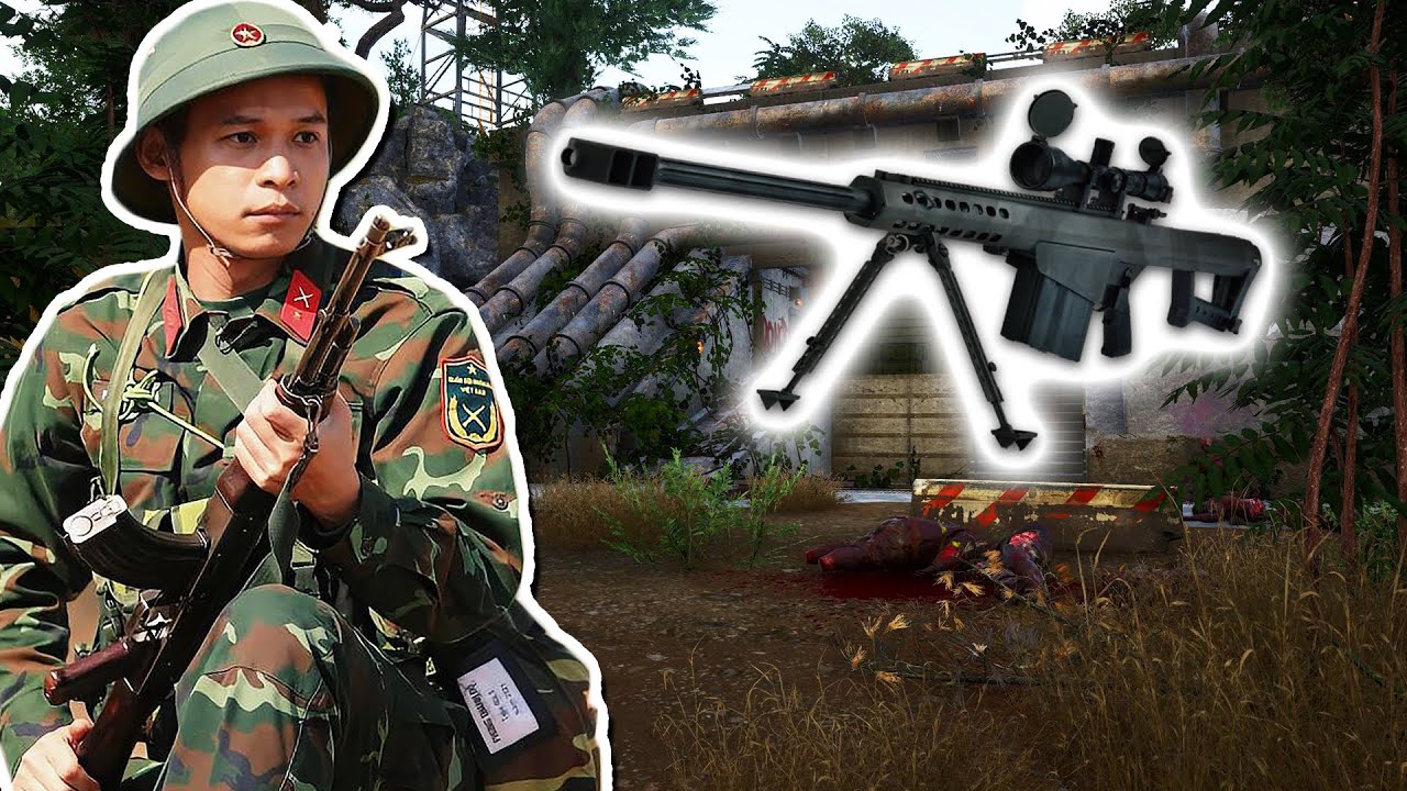 (SCUM 2023 #4) Tập hợp tổ đội lêu hêu đi loot Boongke siêu giàu và bú ngay khẩu Barrett siêu chiến.