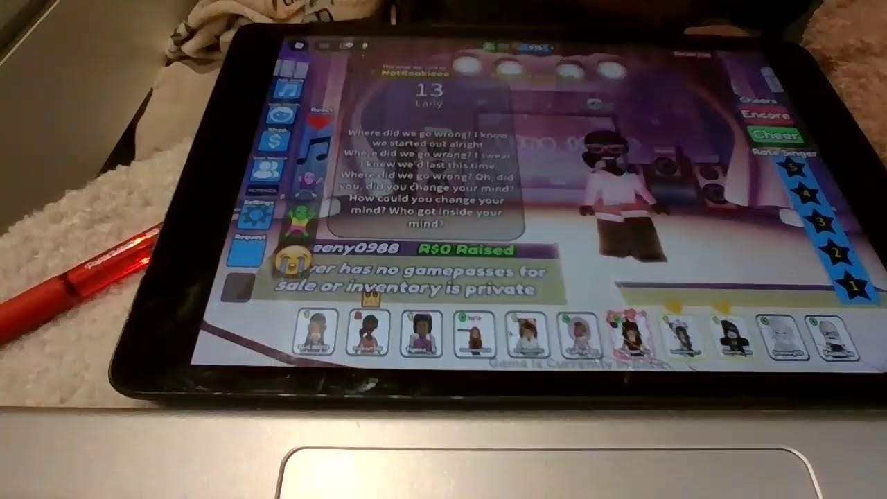 playing roblox