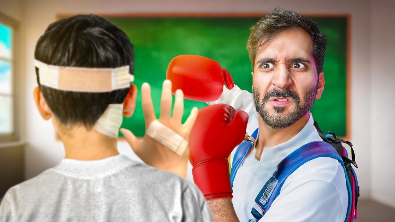 قصة المتنمر الي فقعت عينه 🤕👊🏻 !! (( للحين مقهور منه 😡😤 )) !!