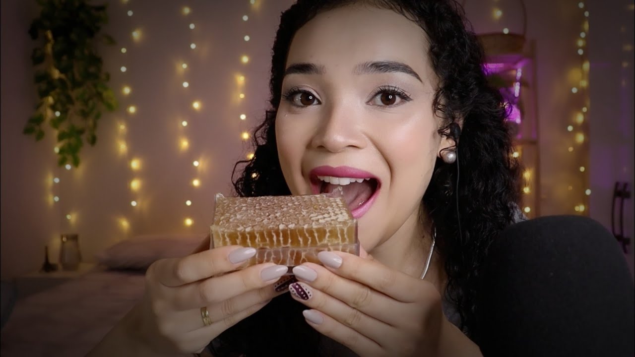 ASMR 🐝 FAVO DE MEL pela primeira vez 