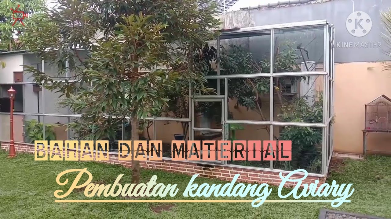 MATERIAL DAN UKURAN KANDANG AVIARY