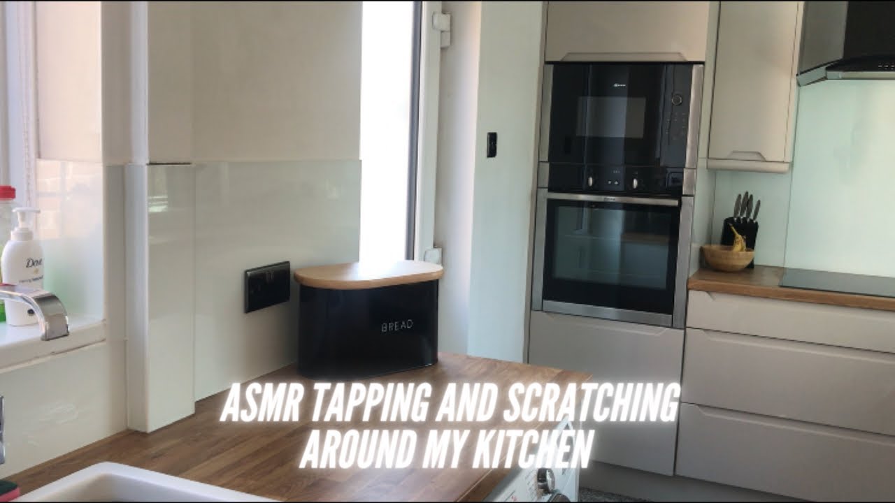 ASMR TAPPING AND SCRATCHING IN MY KITCHEN (No talking) *Stu’s CV