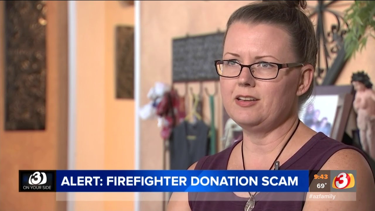 VIDEO: New warning about firefighter donation scam