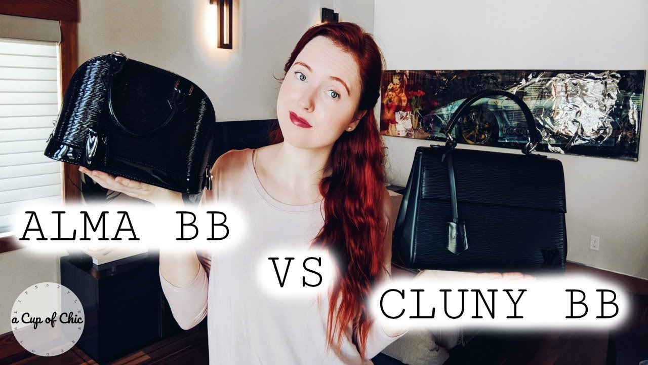 Louis Vuitton Comparison || Cluny BB vs Alma BB