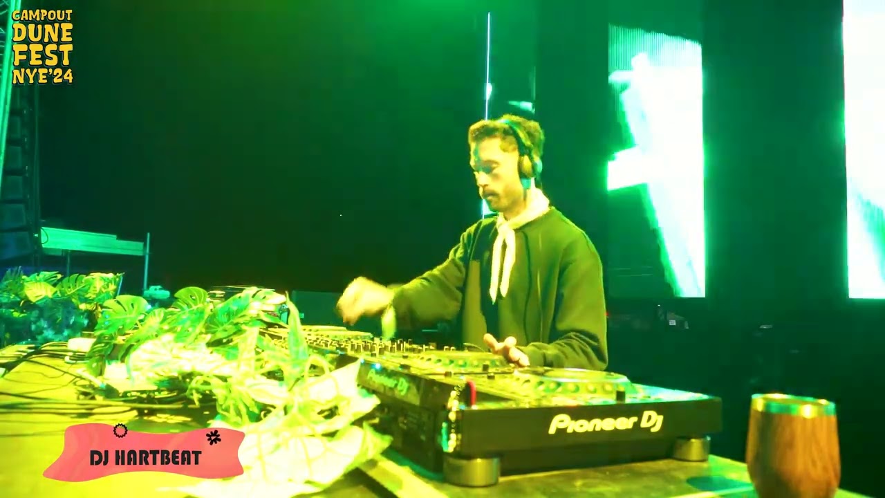 HARTBEAT LIVE DJ MIX | CAMPOUT DUNEFEST NYE 2024 | NAMIBIAN DESERT