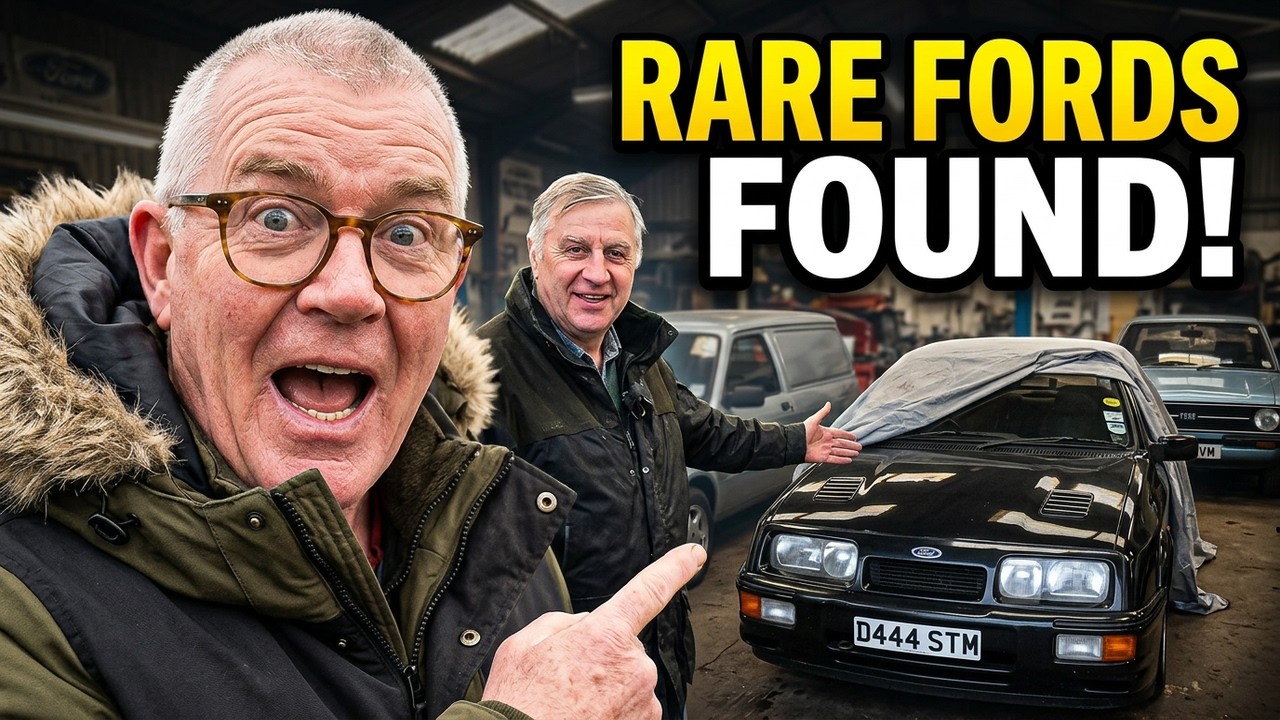 5 Legends 1 Drive way, 2 Sierra Cosworth's - Rare Escort Mrk Van 2 - XR2 - Rs Turbo MG GT + Bonus Ft