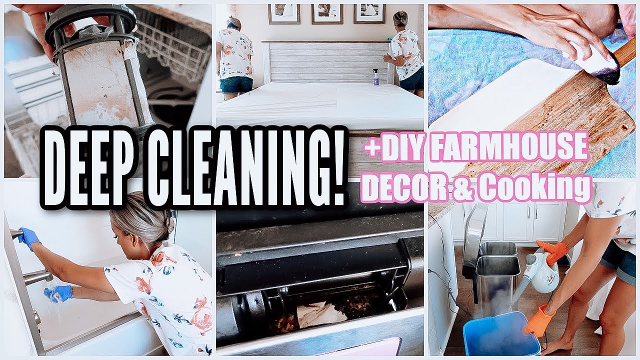 DEEP CLEAN WITH ME 2021 | DIY FARMHOUSE DECOR | EXTREME CLEANING MOTIVATION 2021