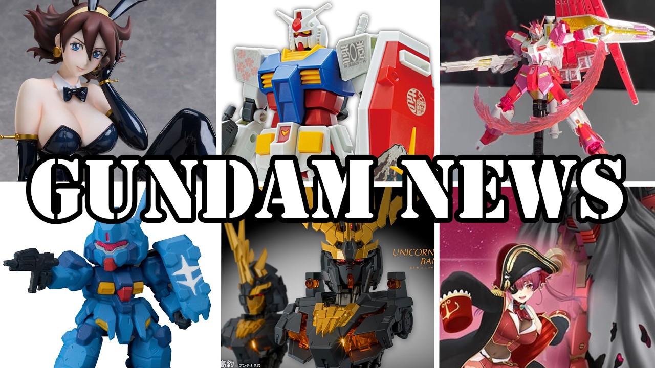 Hololive Gundam Game(?), Ukiyo-e Gunpla, Bunny Rain, Banshee Bust, Golf, And More [Gundam News]