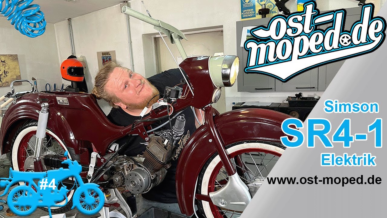 Simson Spatz SR4 - 1 | Folge 4 |  Uns geht ein Licht auf 💡