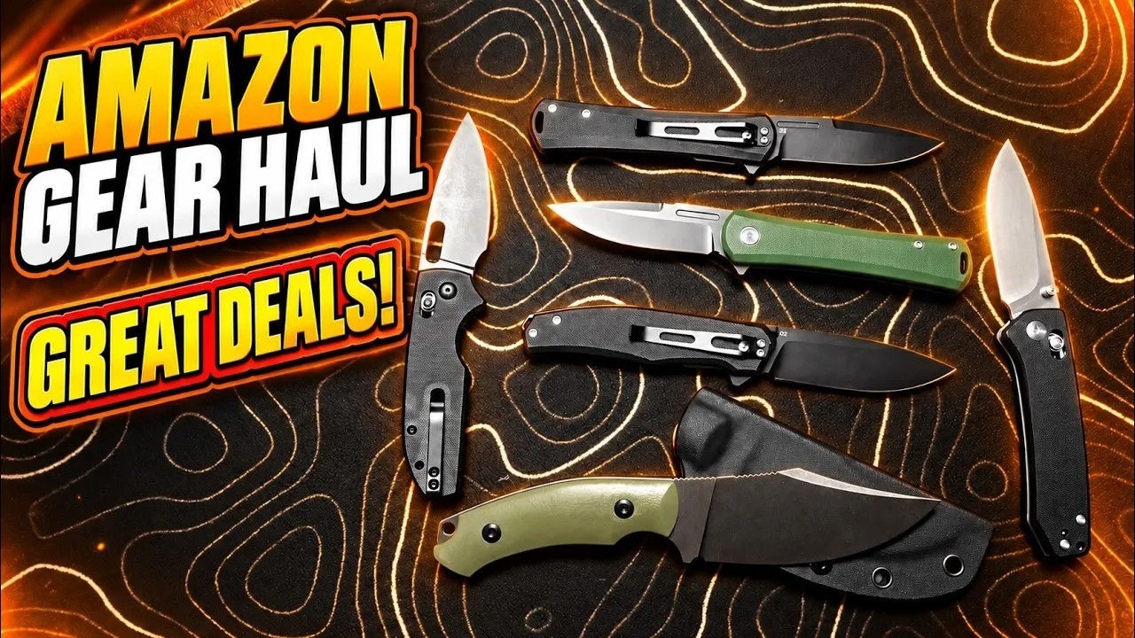 Закупка снаряжения с Amazon: бюджетные EDC-ножи!