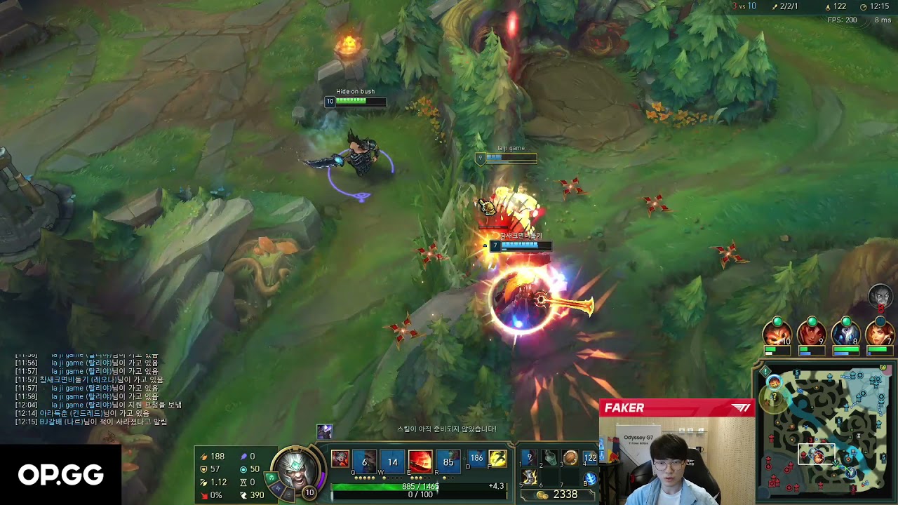 [FAKER] TRYNDAMERE VS SYLAS - LEAGUE OF LEGENDS SEASON 11