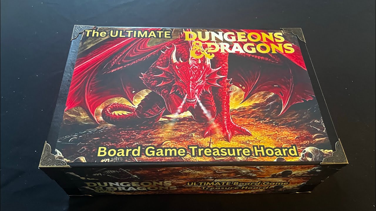 Retro Dungeons and Dragons Board Game Print and Play .. The Ultimate D&D board game treasure Hoard!!