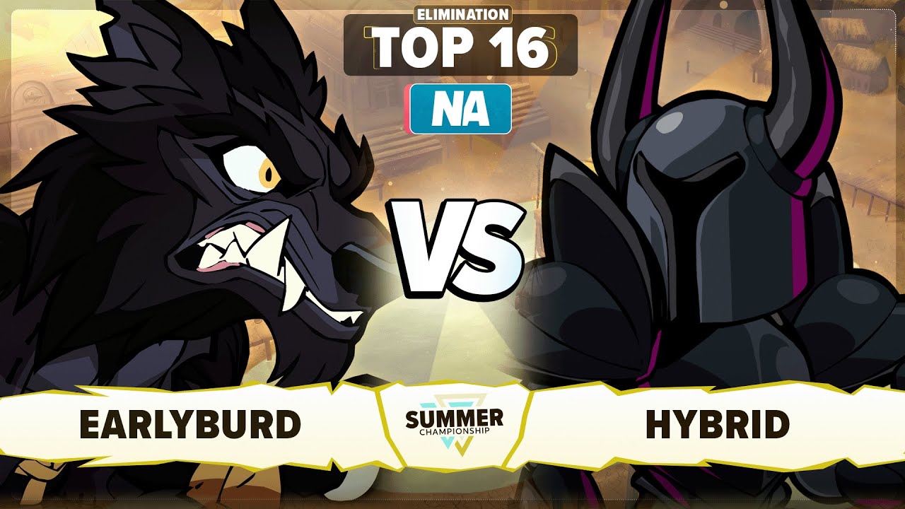 EarlyBurd vs Hybrid - Elimination Top 16 - Summer Championship 2025 - NA 1v1