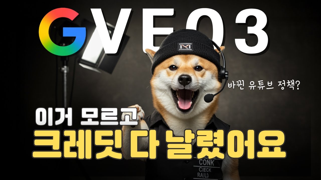 Veo3 사용법 완벽 정리｜말하는 영상부터 크레딧 절약까지