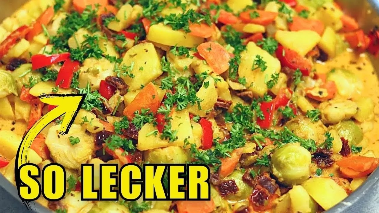 Dieses Rosenkohl Rezept ist so lecker, dass ich den jeden Tag mache! Rosenkohl Kartoffel Pfanne