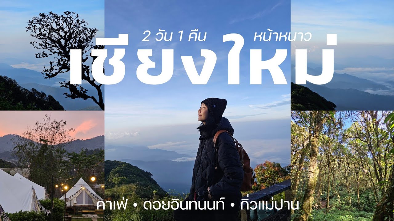 เที่ยวเชียงใหม่หน้าหนาว นอนดอยอินทนนท์ กิ่วแม่ปาน ตลาดจริงใจ อัพเดทคาเฟ่ || NonNunNee : โน่นนั่นนี่