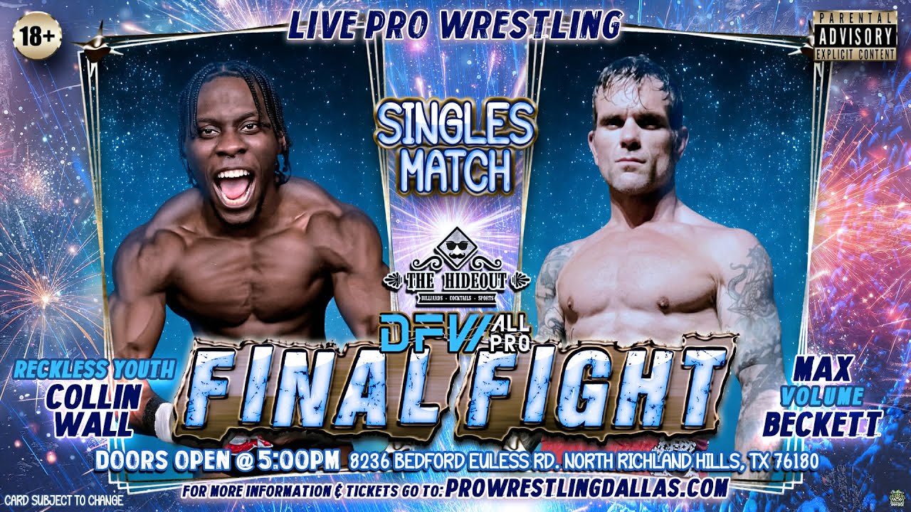 Collin wall vs max volume beckett 12/28/2025