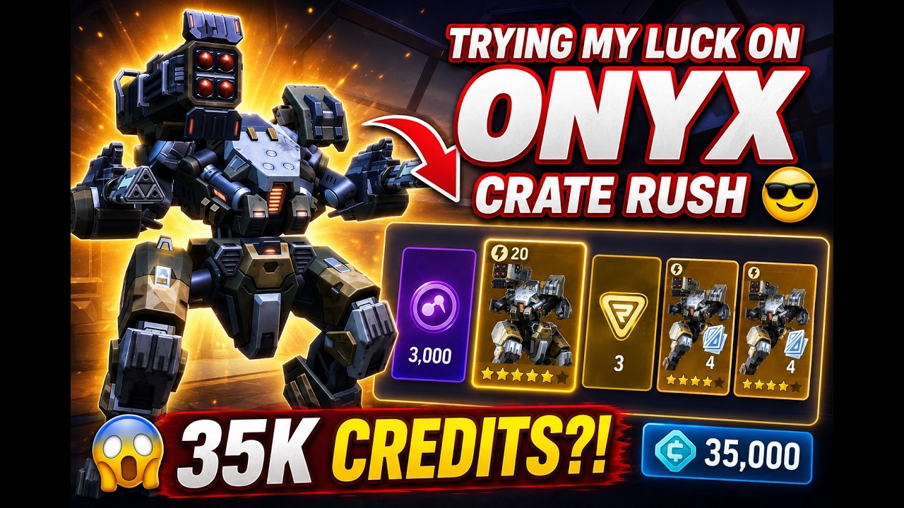 😱 THE NEW ONYX CRATE RUSH IS INSANE! DID I GET IT?! 🤯| Mech Arena