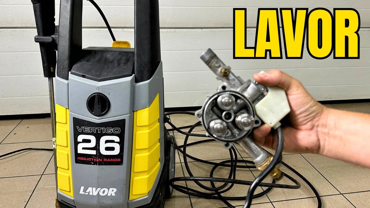 Dismantling the pump LAVOR How to replace repair the pump Pressure Washers