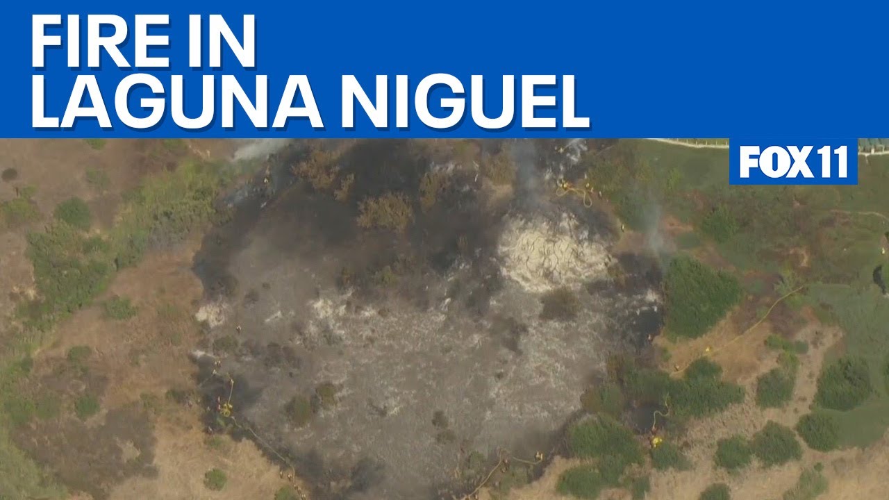 Crews stop fire from reaching nearby home in Laguna Niguel | FOX 11 LA