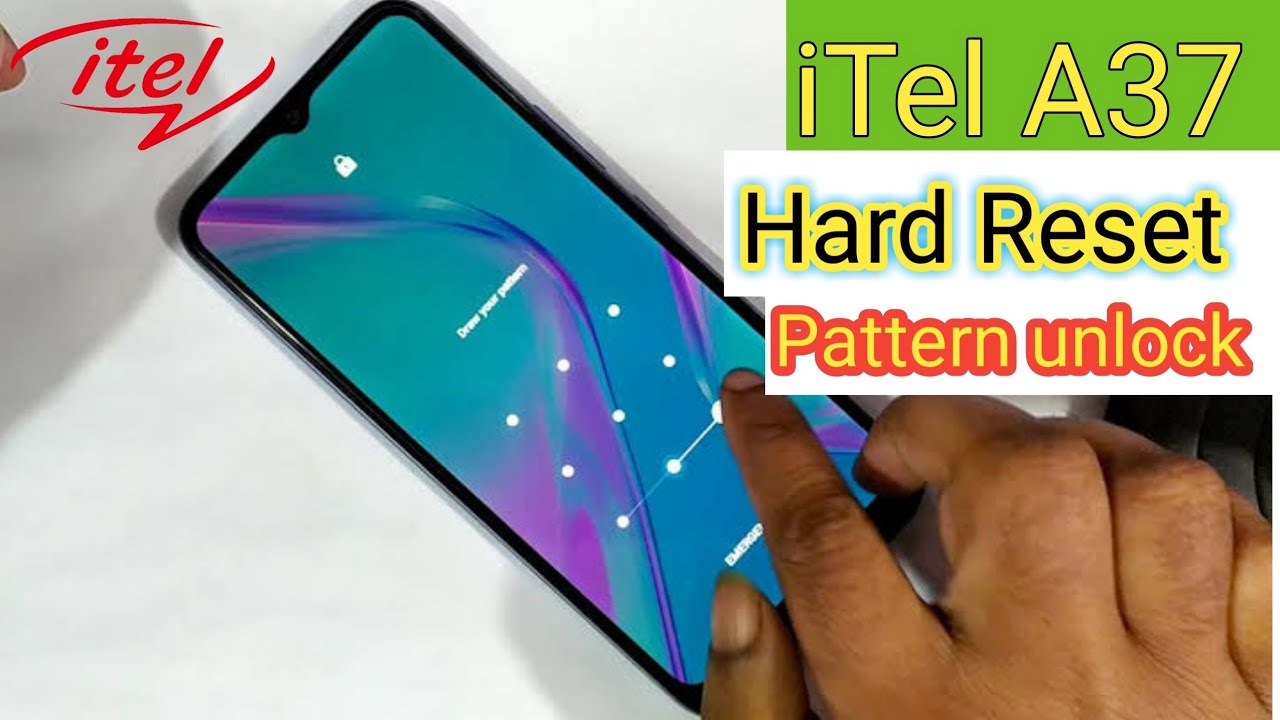 how to iTel A37 hard reset pattern lock pin password reset