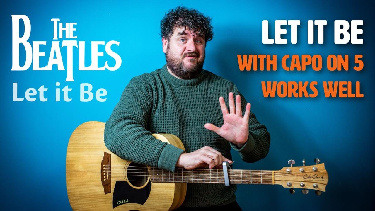 How To Play - Let It Be - The Beatles - Easier Capo Version - Guitar Lesson
