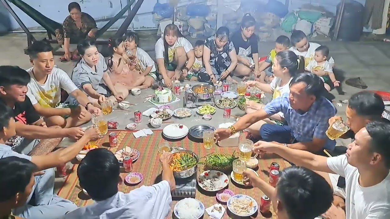 Khai an giang 2020 bé chep xinh nhật bé đòng /16/2/2026/ nhà ngoại xã mỹ hòa hưng TP long xuyên AG 