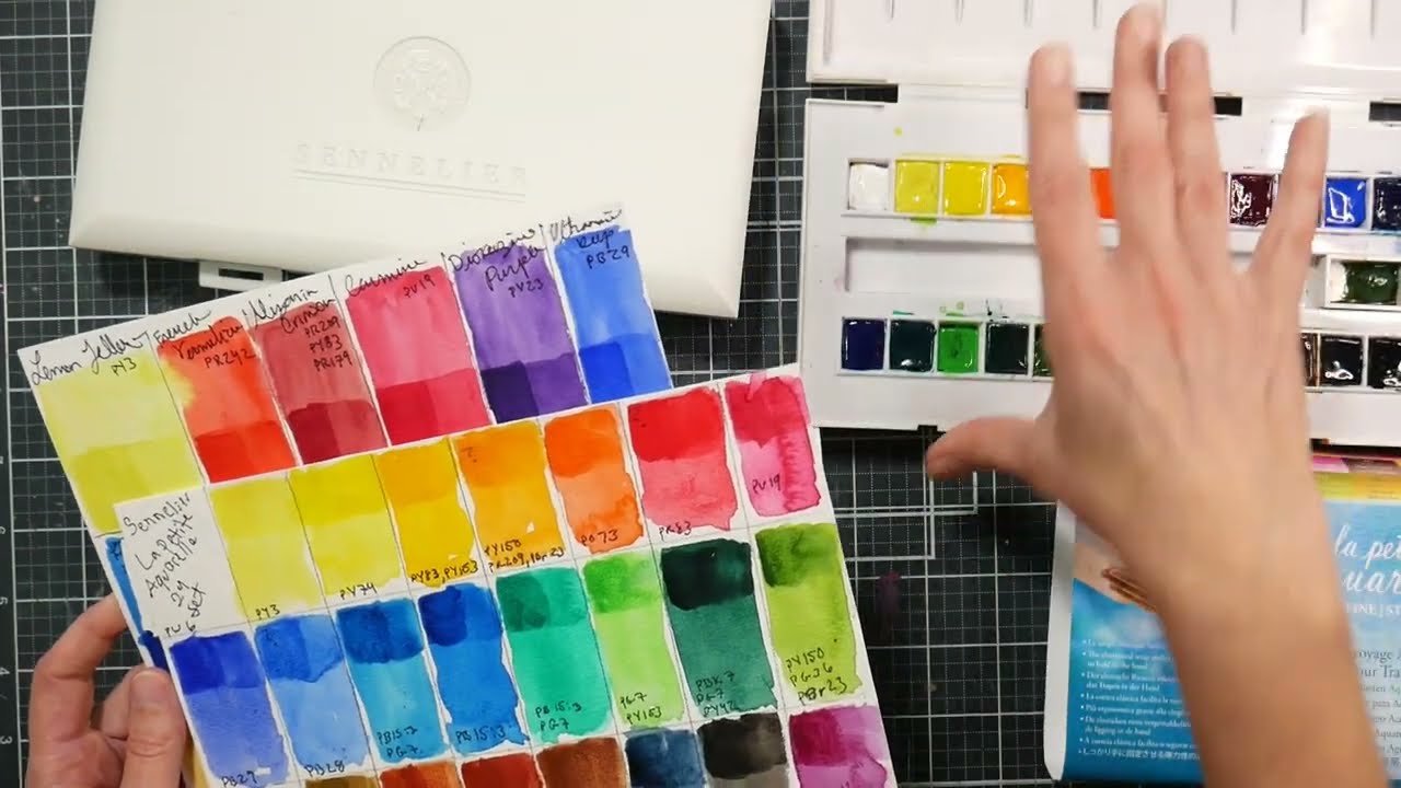 Old vs New Sennelier La Petite Aquarelle Watercolors: Are they still good?