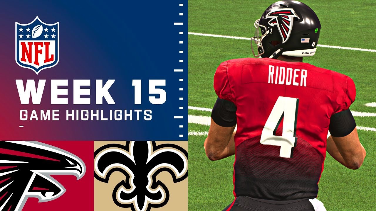 Falcons vs. Saints Week 15 - Madden 23 Simulation Highlights