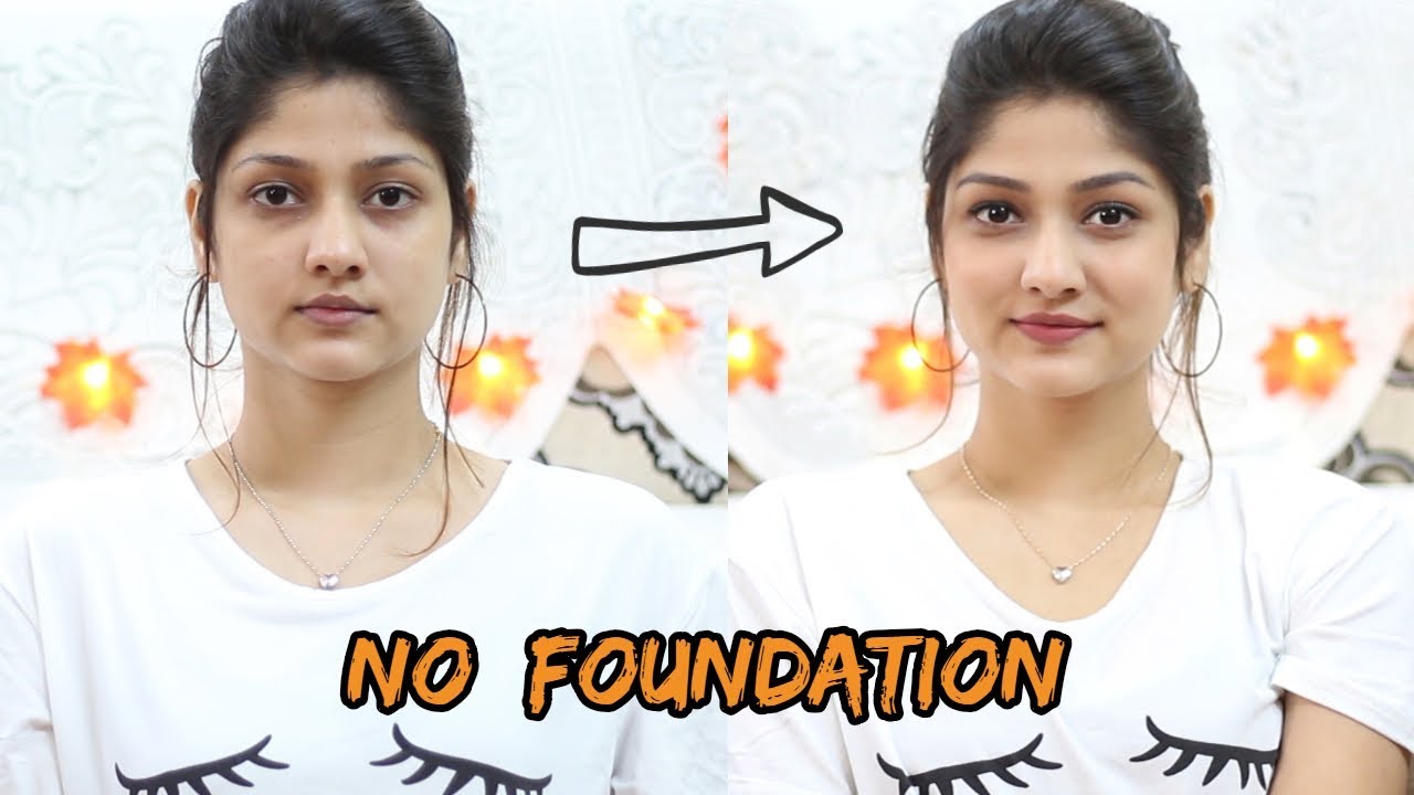 HOW TO DO MAKEUP IN SUMMERS WITHOUT FOUNDATION | Manasi Mau | For college/Office going girls!