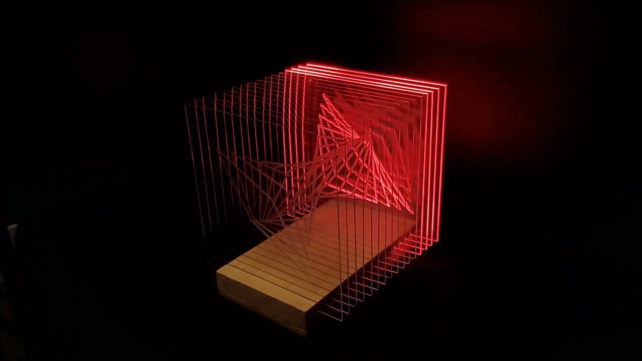 Edge Lit 16 : A 3D Acrylic Display