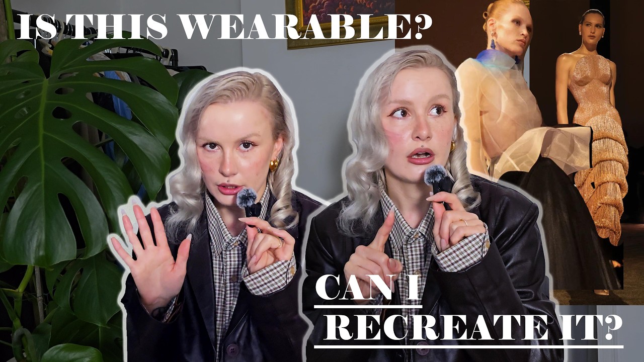 Should I Remake This Schiaparelli Look? - Fashion Designer Reacts to Schiaparelli Couture