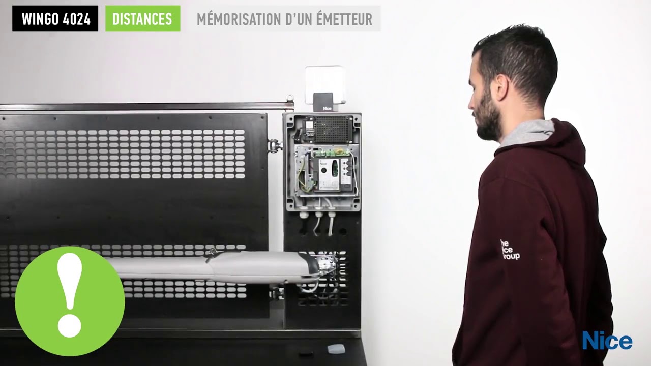 Programmation moteur WINGO 4024 - NICE