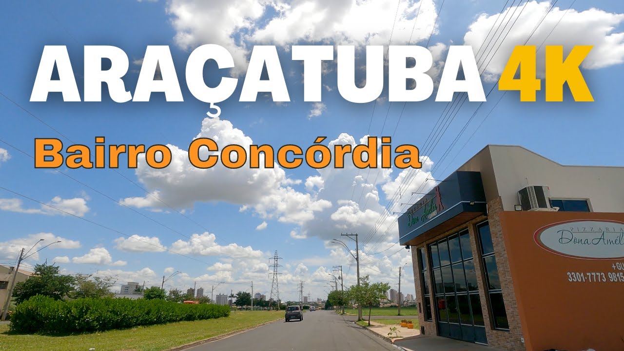 [4K] Concórdia: Um dos Bairros que Mais Crescem em Araçatuba - Bairros de Araçatuba SP