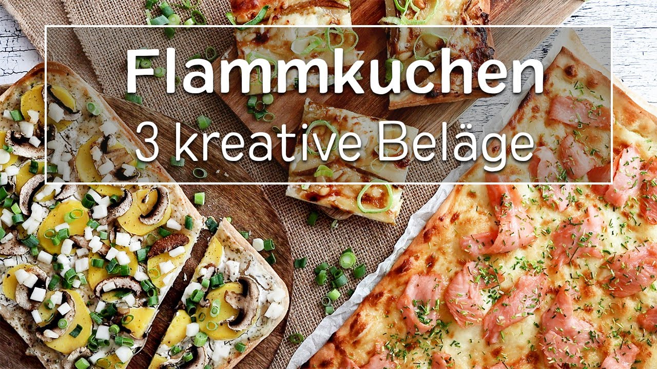 Knusprige Flammkuchen | 3 kreative Beläge | eat.de