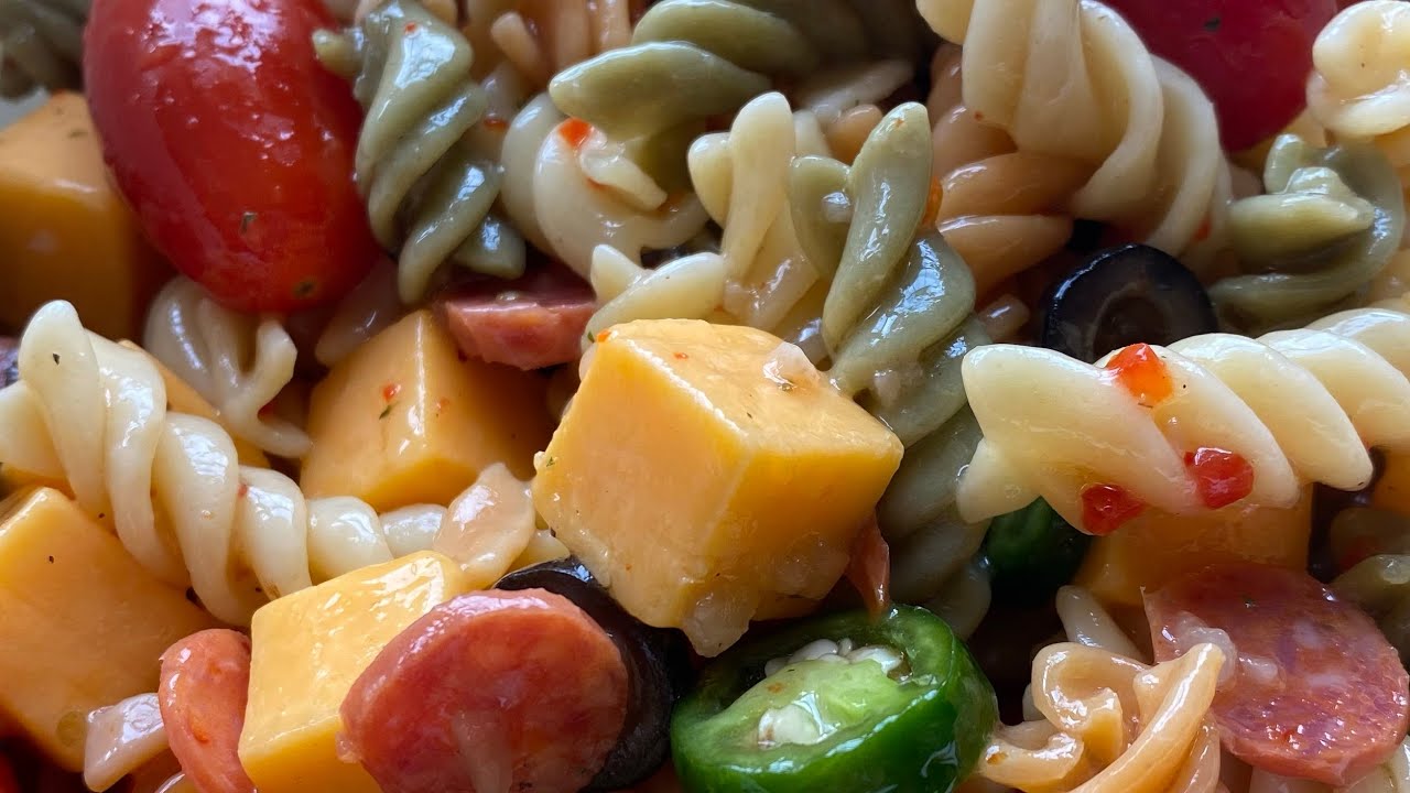 PASTA SALAD RECIPE- super easy