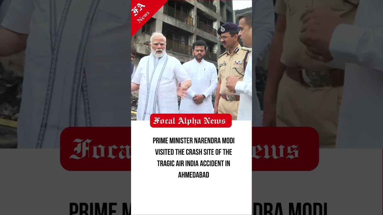 PM Modi visited the crash site