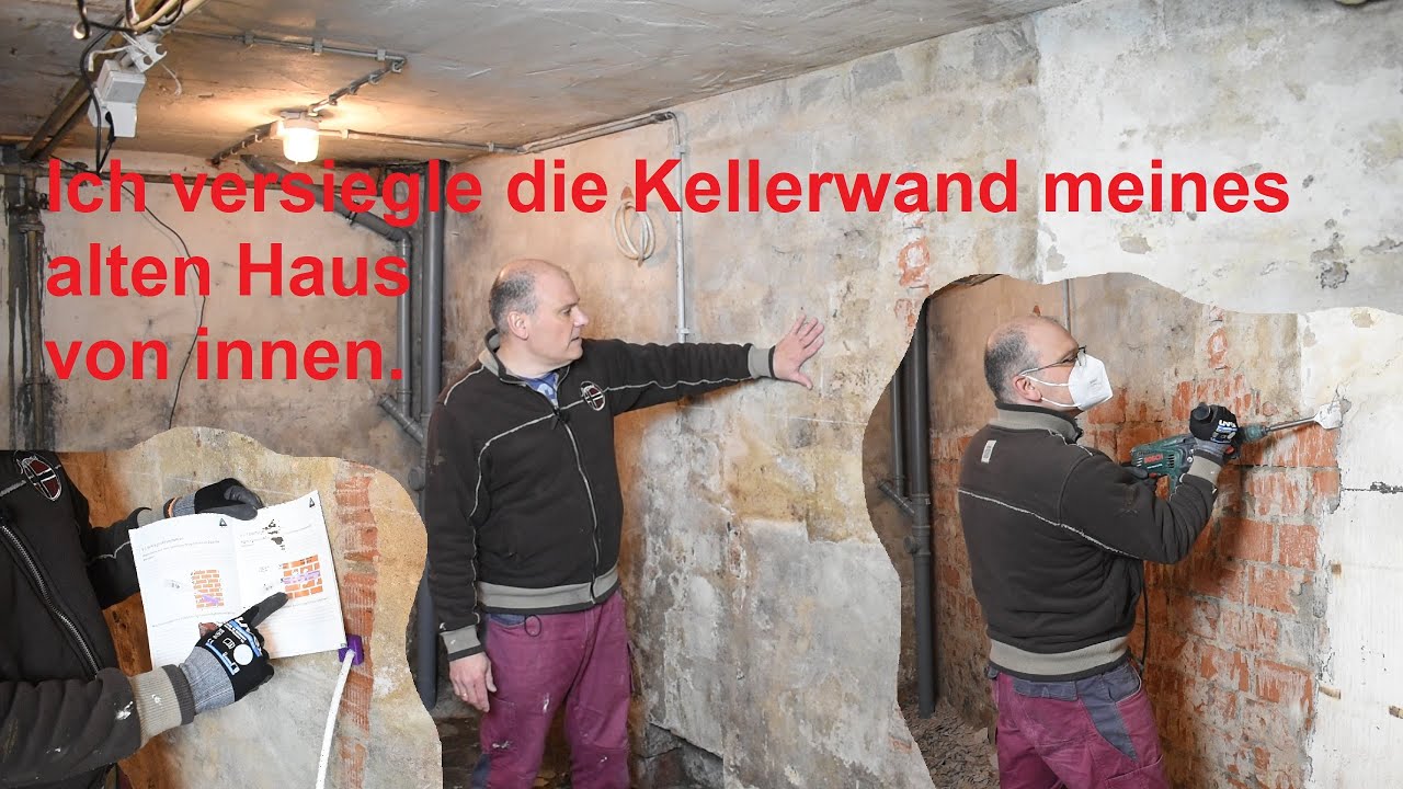 Feuchte Kellerwand von Innen Trocken legen